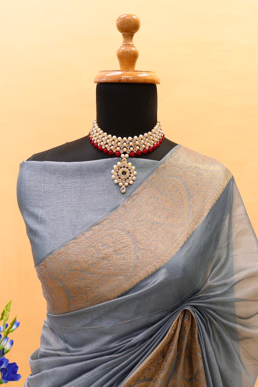 Df 110 Banarasi Soft Organza Silk Saree Catalog